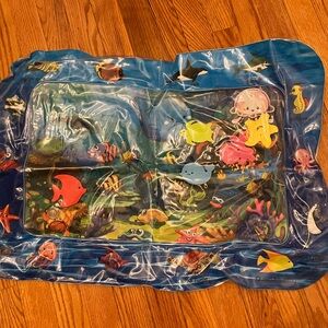 Underwater Baby Play Mat with Colorful Sea Creatures